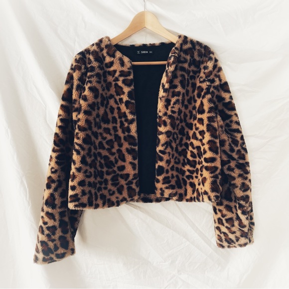 SHEIN Jackets & Blazers - SHEIN fuzzy jacket size M